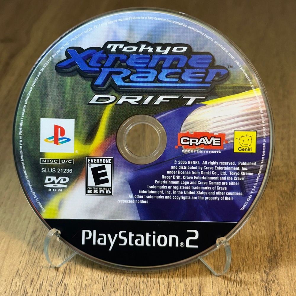 Crave Tokyo Xtreme Racer Drift PS2 Everyone Silver Good Disc Only SLUS 21236